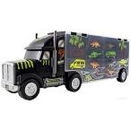 WolVol Giant Dinosaur Transporter Truck Toy Carrier with Cars and Dinosaurs Great Toy Truck and Ca