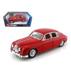 1959 Jaguar Mark II Red - Bburago 12009-1/18 scale Diecast Model Toy Car