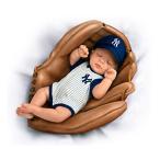 【アシュトンドレイク】MLB-Licensed New York Yankees Baby Doll In Basebal/赤ちゃん人形/ベビードール