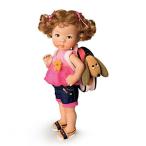 【アシュトンドレイク】Porcelain Toddler Girl Doll With Backpack And Plus/赤ちゃん人形/ベビードール
