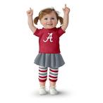 Yahoo! Yahoo!ショッピング(ヤフー ショッピング)【アシュトンドレイク】Officially Licensed Alabama Crimson Tide Fan Girl /赤ちゃん人形/ベビードール