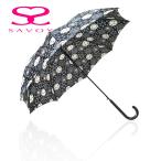 【SALE】サボイ SAVOY 31-6047 バルーンベアプリント 60cm ジャンプ傘 クマ くま柄 傘  ブラック