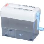 アイリスオーヤマ ハンドシュレッダー 家庭用 卓上 ストレートカット ダストボックス1.5L コンパクト H62ST ブルー