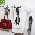 ショッピングPSハンガー 鹿ヘッド動物　粘着服ディスプレイラックコートハンガー　装飾ヴィンテージ　壁バッグキー帽子付箋ホルダー