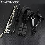  мотоцикл черный / хром Forward контроль Harley спорт Star XL883 1200 91-03 04-13 14-20 для совершенно комплект колок & рычаг & соединение 