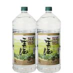 送料無料  本格そば焼酎 雲海 25度 4L×2本  宮崎 そば 焼酎 ２５度 ペット 大容量