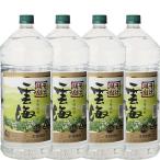 送料無料  本格そば焼酎 雲海 25度 4L×4本  宮崎 そば 焼酎 ２５度 ペット 大容量