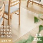 ショッピングチェアマット ダイニングマット 透明 撥水 クリア キッチンマット 180×300cm 防水 床暖房対応 厚さ0.5mm 傷防止