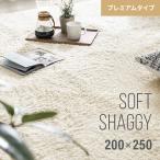 ショッピングデコ ラグ シャギーラグ 洗える 200×250 プレミアムタイプ マイクロファイバーシャギー 北欧 Z4糸 ラグマット カーペット 冬用 夏用 rug