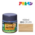 水性ニス PREMIUM プレミアム 100ml 透明（クリヤ） アサヒペン 屋内外用 木部用ニス 木製家具 木材塗装 ニス塗り ペンキ 水性塗料