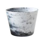  мрамор сад pot cup дыра есть белый Hachiman ..