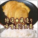 国産 漬物 特選 蔵造り 味噌漬け 生姜 500g