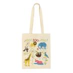 トモコーポレーション バッグ プリントトート ZOO 約W31.5×H39cm 持ち手約27cm 14224-750-402 (プレゼント 入園祝い 入学祝い かわいい おしゃれ お返し)
