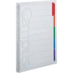 KOKUYO コクヨ ルーズリーフ バインダー キャンパス スリム A4 30穴 最大65枚 透明 ル-P173NT