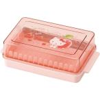 SKATER スケーター バターケース バター容器 バターカッター ガイド付 ハローキティ ハピネスガール サンリオ BTG1 16×9.5×h5.1cm (プレゼント 子供 小学生)