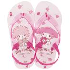 SKATERske-ta- Kids пляжные шлепанцы My Melody цветок искусство Sanrio 19cm SDBE19-A ( подарок входить . праздник . входить . праздник . ребенок девочка симпатичный )