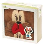 SKATERske-ta- полотенце подарок 2 позиций комплект волосы dry полотенце с капюшоном . автобус пончо . вода скорость . Disney Minnie Mouse SET1068 ( упаковка не возможно подарок )