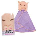 SKATERske-ta-. вода скорость . с капюшоном . автобус пончо Crayon Shin-chan ........ микроволокно ткань BPO1 ( упаковка не возможно подарок входить . праздник .)