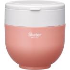 SKATER スケーター 保温 保冷 丼ぶり ランチジャー 540ml 折りたたみハンドル付 抗菌 テラコッタオレンジ LDNO6AG (プレゼント 小学校 子供 女の子 小学生)