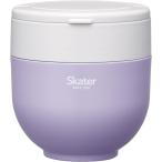 SKATER スケーター 保温 保冷 丼ぶり ランチジャー 540ml 折りたたみハンドル付 抗菌 ライラックグレー LDNO6AG (プレゼント 小学校 子供 女の子 小学生)