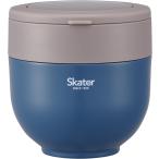 SKATER スケーター 保温 保冷 丼ぶり ランチジャー 800ml 折りたたみハンドル付 抗菌 アッシュブルー LDNO8AG (プレゼント 小学校 子供 女の子 小学生 お弁当箱)