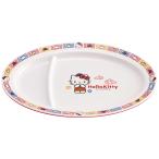 SKATER スケーター メラミン製 ギョウザ 餃子 皿 食器 町中華 食洗機対応 サンリオ ハローキティ MCH3-A (プレゼント 入学祝い 入園特集 入園準備 入園グッズ)