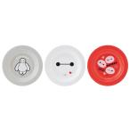 SKATER スケーター 子供用 小皿 12cm 3枚セット プラスチック製 日本製 ディズニー ベイマックス P3-A (プレゼント 入園祝い 入学祝い 入園準備 入学準備)