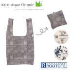 Yahoo! Yahoo!ショッピング(ヤフー ショッピング)ROOTOTE ルートート ルーショッパー GRD パターン-B （鞄 春夏 SHOPPER メンズ ファスナー付き サブバッグ eco お買い物袋 レジカゴ レディース）