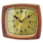 INTERFORM インターフォルム 掛け時計 ブラウン 幅33×高さ26×奥行4.5cm イーノク Enoch CL-3853BN (プレゼント 入園祝い 入学祝い 新生活応援 インテリア)