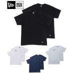 NEW ERA ニューエラ 半袖 2-Pack Tee ブラック ホワイト グレー ネイビー 11229178 11229177 12491826 12491825 ロゴ プリント キャップ NEWERA