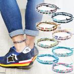 ワカミ wakami ストーンアンクレット 3本セット メンズ レディース ユニセックス