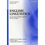 ENGLISH　LINGUISTICS　Journal　of　the　English　Linguistic　Society　of　Japan　Volume28，Number2(2011December)