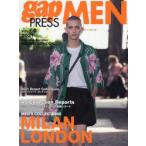 gap　PRESS　MEN　vol．60(2021Spring　＆　Summer)　MILAN，LONDON　MEN’S　COLLECTIONS