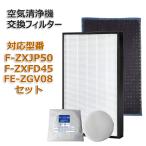 パナソニック(Panaconic)互換品 F-ZXJP50 F-ZXFD45 FE-ZGV08 空気清浄機交換用フィルター 集塵フィルター  脱臭フィルター 加湿フィルター 互換 非純正