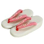  "Семь, пять, три" zori одиночный товар 7 лет для белый земля ламе штамп розовый нос . Sakura вышивка используя большой размер коробка нет 