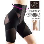 補正下着 (W58-70cm) ニッセン お腹から 太ももまで 引き締める ハイウエスト フル ロングガードル 女性 下着 レディース 補正 ぽっこりお腹 ガードル ロング
