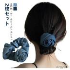 髪飾りローズ可愛いバラヘアゴム薔薇...