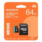 ADATA Premier Pro microSDXC UHS-I U3 クラス 10 AUSDX64GUI3V30SA2-RA1 (64GB)