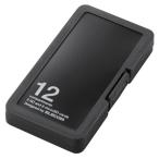 Elecom память футляр для карточек указатель картон имеется SD6 листов *microSD6 шт. входит ( черный )