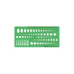  Crown шаблон много форма линейка размер : ширина 230× длина 106× толщина 1mm