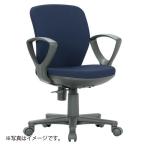 アイコ　法人限定 事務用チェア（シンプルタイプ）　セミローバックサークル肘タイプ　ビニールレザー張り（ライトグレー）