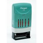 シヤチハタ　回転日付印　欧文日付　５号　赤（アカ）