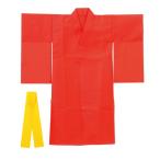 a- Tec костюм основа кимоно красный ( obi желтый )( красный / желтый )