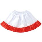 a- Tec soft атлас кромка оборка юбка красный ( белый / красный )