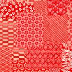 ササガワ　包装紙　和風柄　５０枚