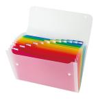 セキセイ　アドワン　レインボードキュメントファイル　Ａ４判１３ポケット（レインボー）