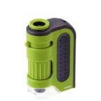  Ray mei глициния . портативный микроскоп ZOOM 60 раз ~120 раз портативный микроскоп свободный изучение урок . Rika ребенок студент compact ( зеленый )