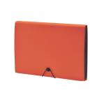 ●リヒトラブ　SMART FIT ドキュメントファイル　A4判 13ポケット（オレンジ）