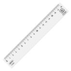 共栄プラスチック　R-PET直線定規　18cm