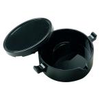 ●あかしや　書道液 顔彩用円硯 墨池（黒）